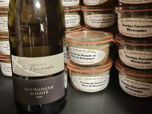 Apéritif 1 : Aligoté &  2 verrines 120gr au choix