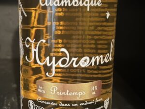 Hydromel Fleurs sauvages - Le Chevalier Alambiqué 71 Lacrost -  Bouteille 75 cl